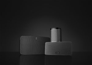 Set of Sonos One and Sonos Play speakers